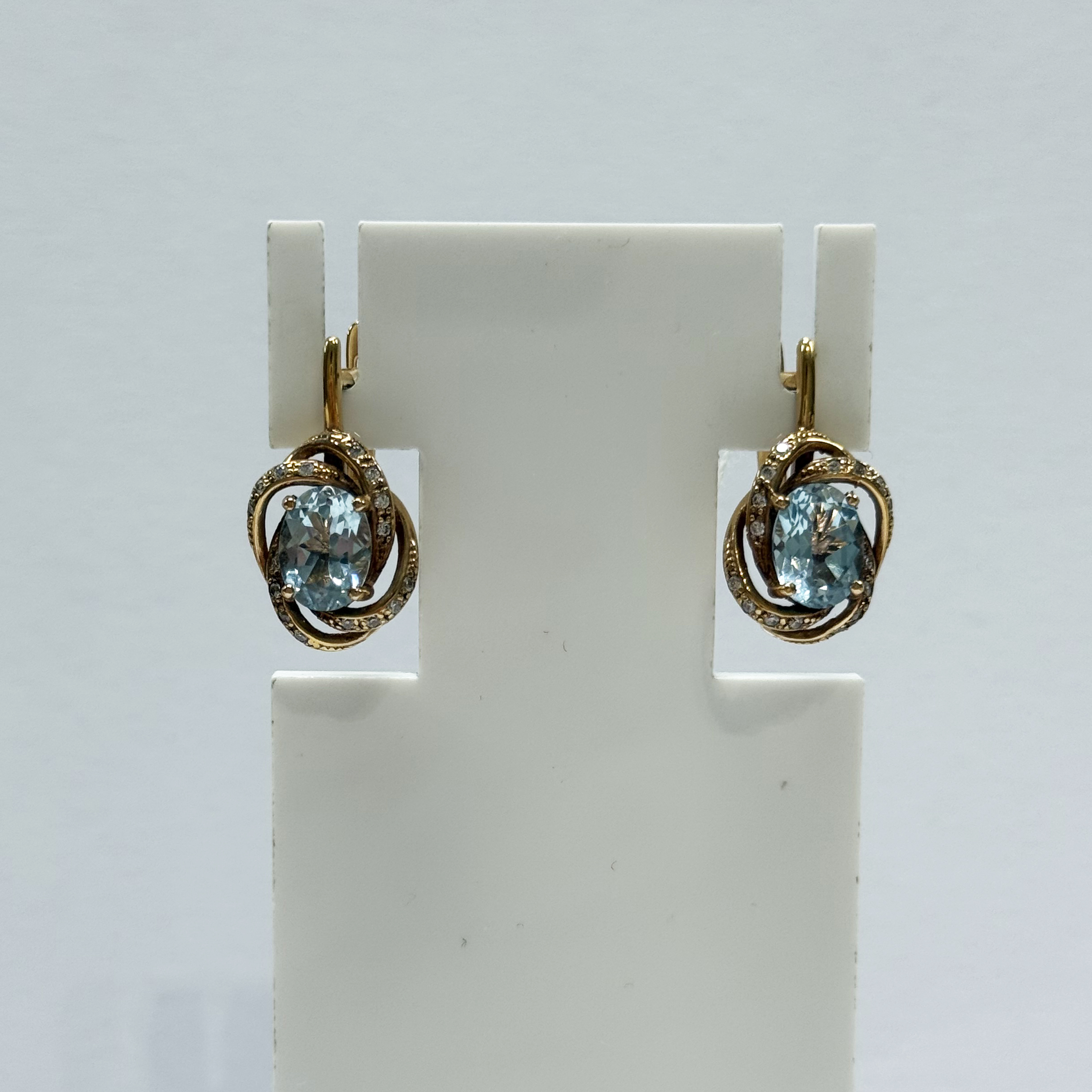 Серьги с2274топаз