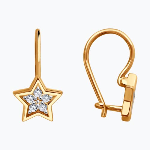 Серьги детские 51-120-02764-1