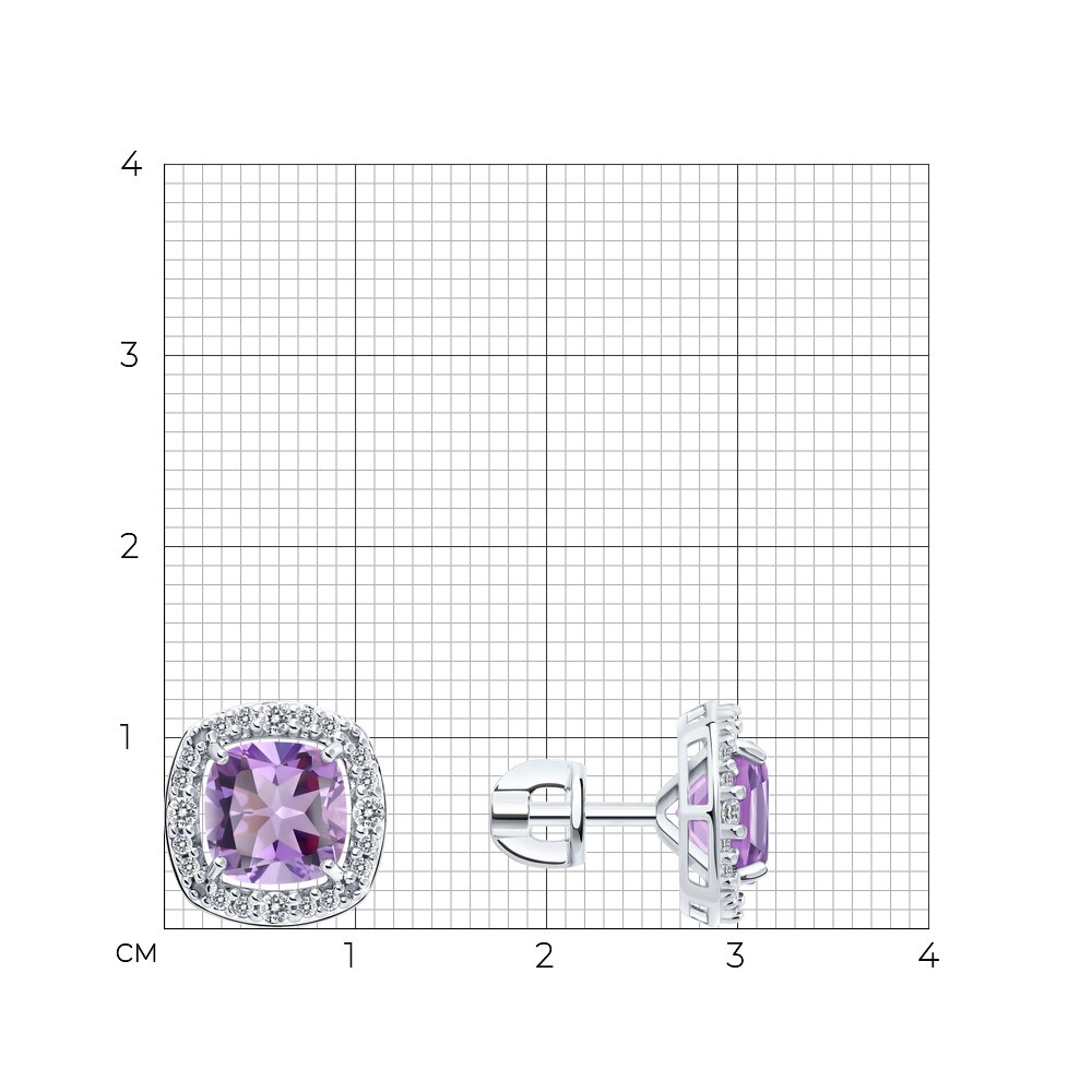 Серьги пусеты 92023189