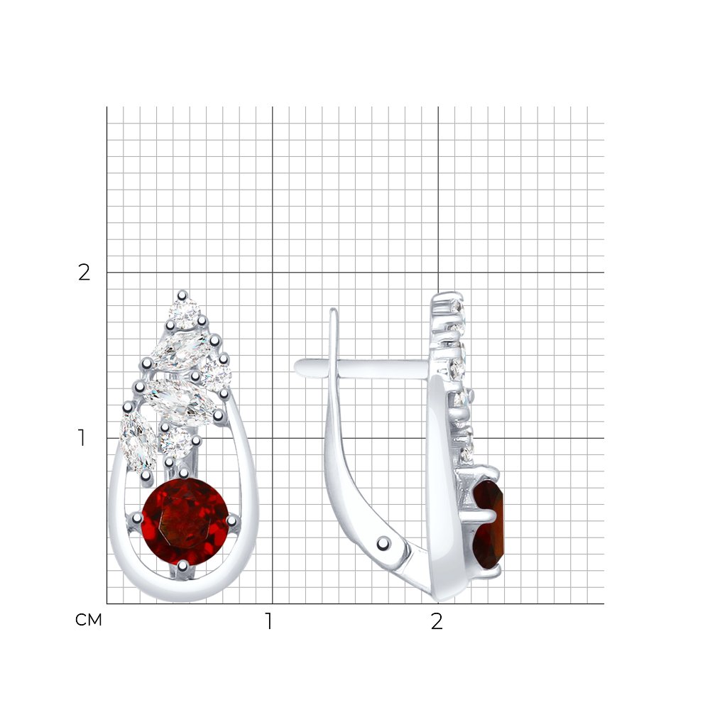 Серьги 92021850