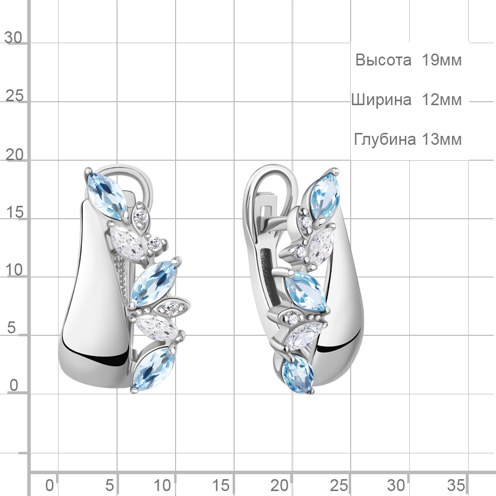 Серьги 40054802А.5